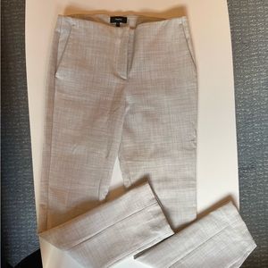 Theory straight leg gray pants